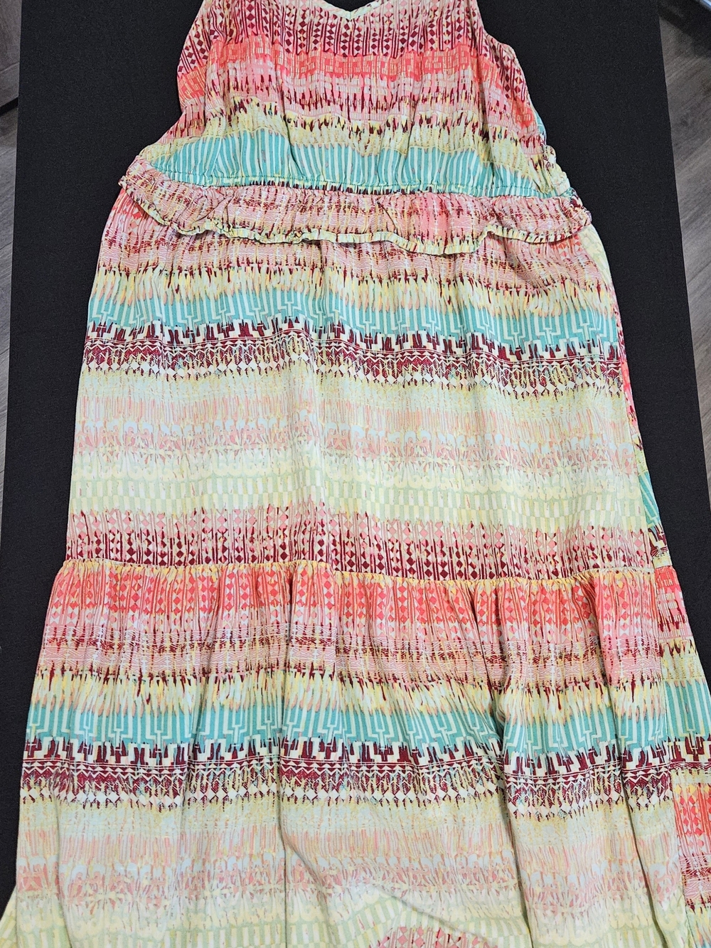 Women’s Multicolor Printed Midi Skirt